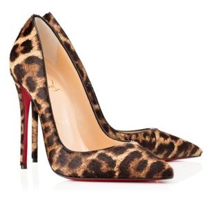 Christian Louboutin So Kate 120 Pony Leopard